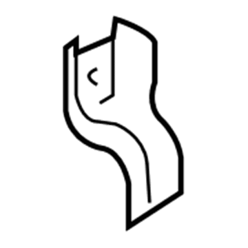 Ford 7R3Z-16153-A Lower Rail Support Bracket, Front Driver Side