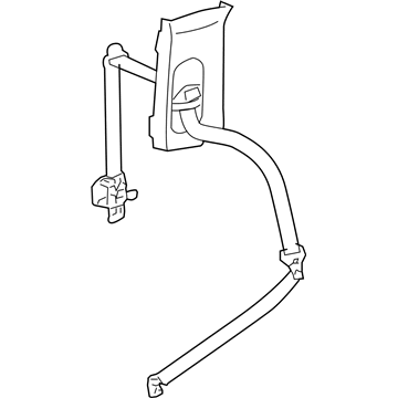 Ford 2C5Z-78611B69-AAA Lap & Shoulder Belt, Driver Side