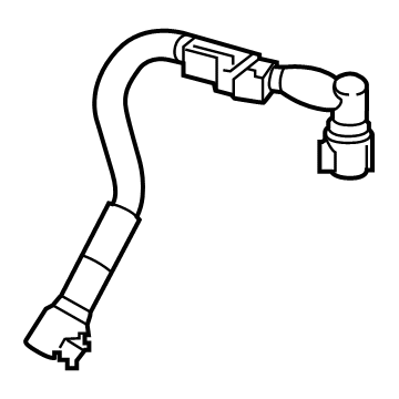 Ford Crankcase Breather Hose - L1MZ-6758-F