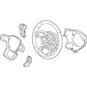 Ford F-350 Super Duty Steering Wheel - HC3Z-3600-HC