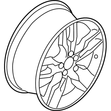 2017 Ford Flex Spare Wheel - DA8Z-1007-F
