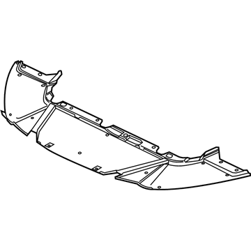 Ford F1EZ-17808-B Lower Deflector, Front
