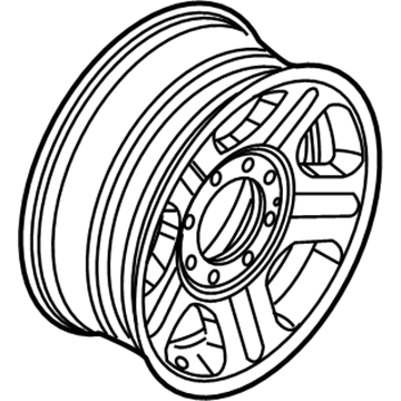 2010 Ford F-350 Super Duty Spare Wheel - 5C3Z-1007-MA