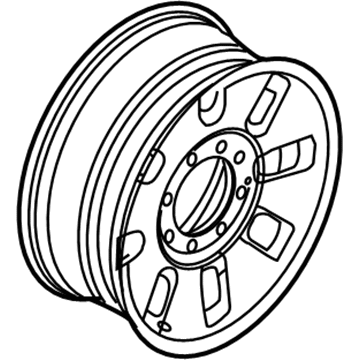 2010 Ford F-350 Super Duty Spare Wheel - 7C3Z-1007-A