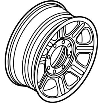 2008 Ford F-250 Super Duty Spare Wheel - 7C3Z-1007-E