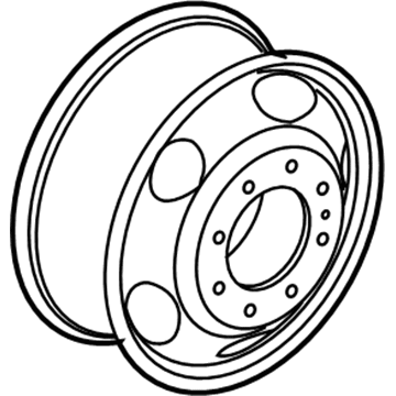 2010 Ford F-350 Super Duty Spare Wheel - 6C3Z-1007-C
