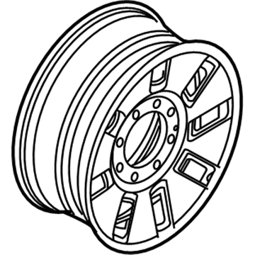 2010 Ford F-350 Super Duty Spare Wheel - 7C3Z-1007-B