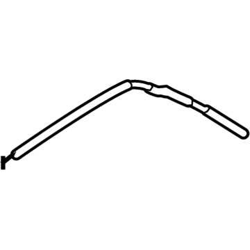 Ford 8S4Z-54221A00-A Lock Cable, Rear
