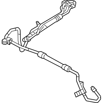 2002 Lincoln LS Power Steering Hose - YW4Z-3A719-CA