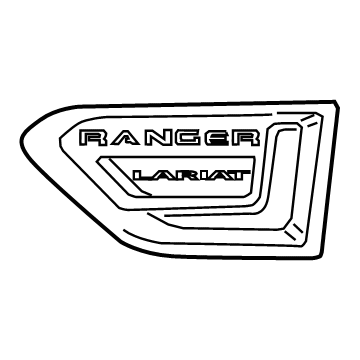 Ford Ranger Emblem - KB3Z-6320001-BA