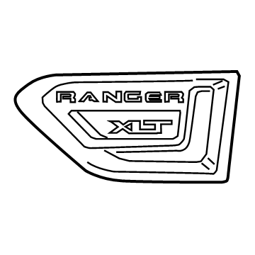 Ford Ranger Emblem - KB3Z-16720-FB
