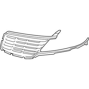 Ford EJ7Z-8201-AA Grille, Front Upper Driver Side