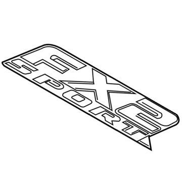 Ford 7L3Z-9925622-AA Decal, Rear