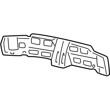 Ford 4F1Z-5440338-AA Reinforcement, Rear