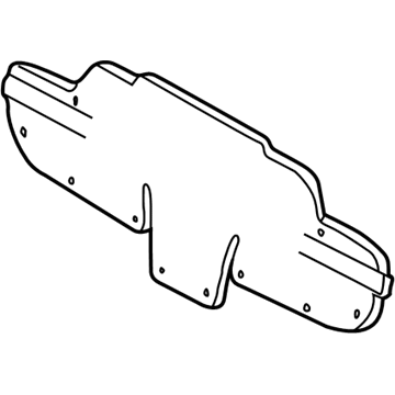 Ford YS4Z-7445522-BAA Rear Panel Trim