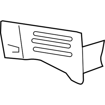 Lincoln 4L3Z-1504609-AAA Lower Panel