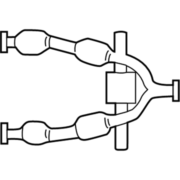 Ford Mustang Catalytic Converter - 2R3Z-5F250-CA