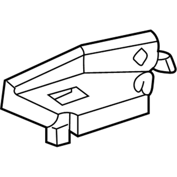 Ford F8AZ-5446813-AA Support Plate, Rear Driver Side