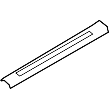 Ford 9S4Z-5413208-AC Front Sill Plate, Gray, Passenger Side