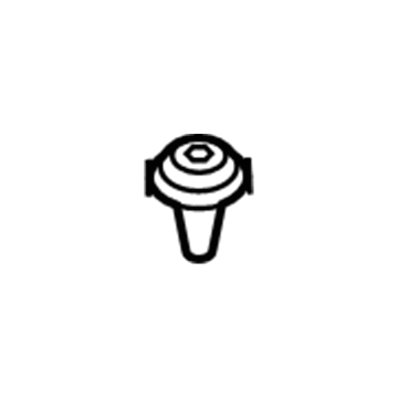 Ford -W714848-S300 Lower Center Pillar Trim Retainer, Rear