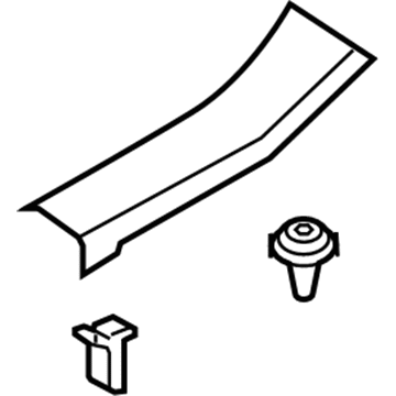 Ford EJ7Z-7813228-AC Rear Sill Plate, Passenger Side