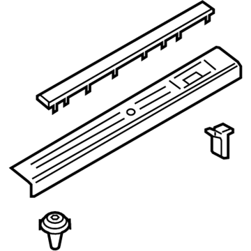 Lincoln EJ7Z-7813208-BAA Front Sill Plate
