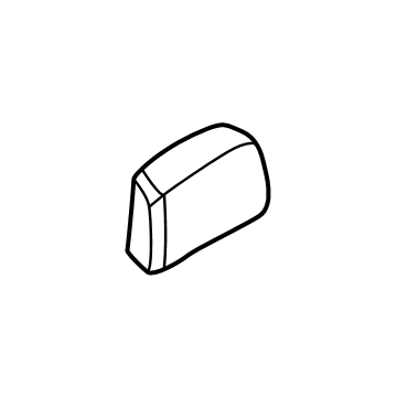 Ford ML3Z-18610A62-KA Headrest Cover, Front