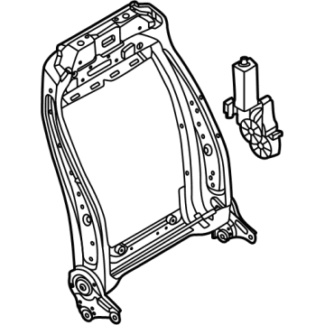 Ford MU5Z-5461018-T Seat Back Frame, Passenger Side