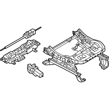 Ford MC3Z-7861710-A Seat Frame, Passenger Side