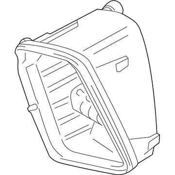 Ford AV1Z-15200-B Fog Lamp, Front Driver Side
