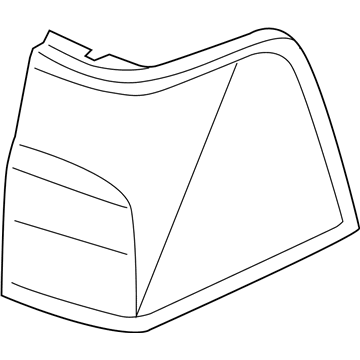 Ford 8L7Z-13404-A Tail Lamp Assembly, Rear Outer Passenger Side