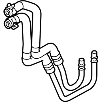 Lincoln MKT Automatic Transmission Oil Cooler Line - AG1Z-7R081-F