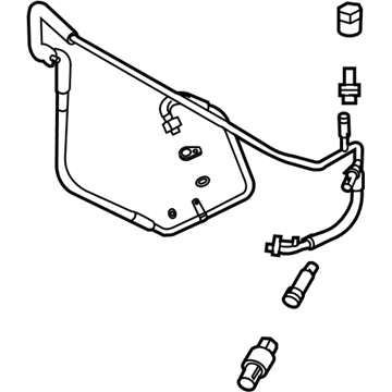 Mercury A/C Hose - 9L2Z-19972-B