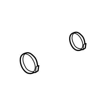 Ford F85Z-4K227-AA Boot Clamp, Front