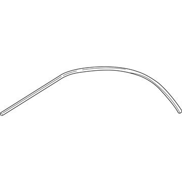 2006 Lincoln LS Weather Strip - 1W4Z-5451822-AA