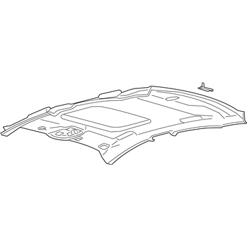 Lincoln DP5Z-5451916-BA Headliner