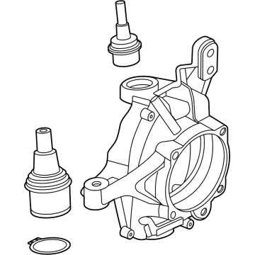 Ford PC3Z-3K185-C Knuckle, Front Passenger Side