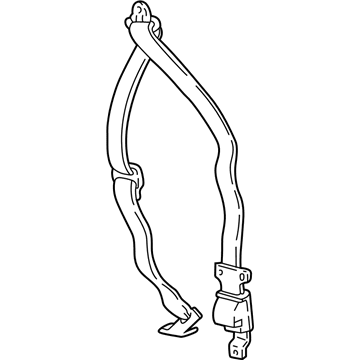 Mercury XL2Z-78611B08-BBB Retractor Assembly