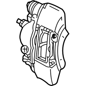 Ford Focus Brake Caliper - 2M5Z-2B120-AA
