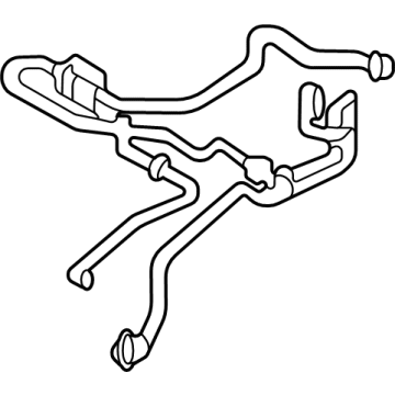 Ford Crankcase Breather Hose - PZ1Z-9D289-B