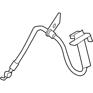 Ford G3GZ-2078-F Flex Hose, Front Driver Side