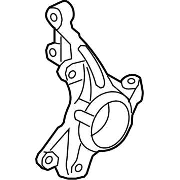 Ford BT4Z-3K185-A Knuckle, Front Passenger Side