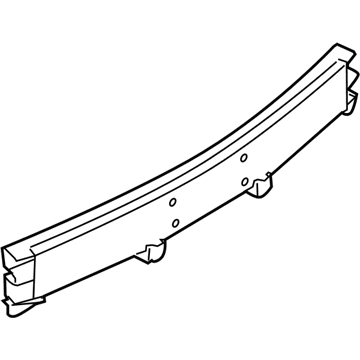 Ford AG1Z-17906-A Impact Bar, Rear