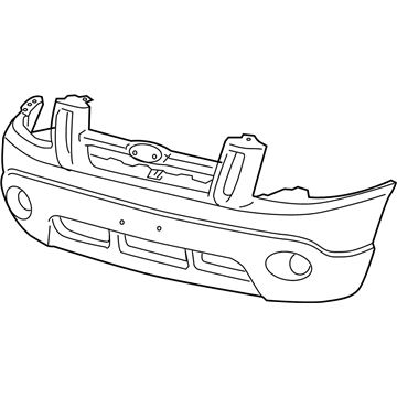 Ford Explorer Sport Trac Bumper - 4L5Z-17D957-GAA