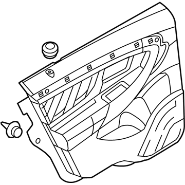 Ford AG1Z-5427406-AA Door Trim Panel