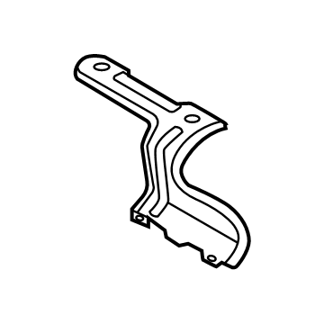 Ford NZ6Z-10C674-A Battery Rear Bracket, Passenger Side