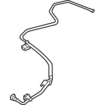 Ford Crankcase Breather Hose - LX6Z-9D333-P