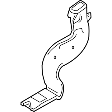 Ford 7E5Z-18C420-A Air Duct, Rear Passenger Side