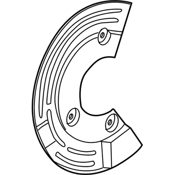 Mercury Montego Brake Backing Plate - 5F9Z-2C029-AA
