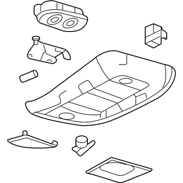Ford 6L2Z-78519A70-HAA Overhead Console